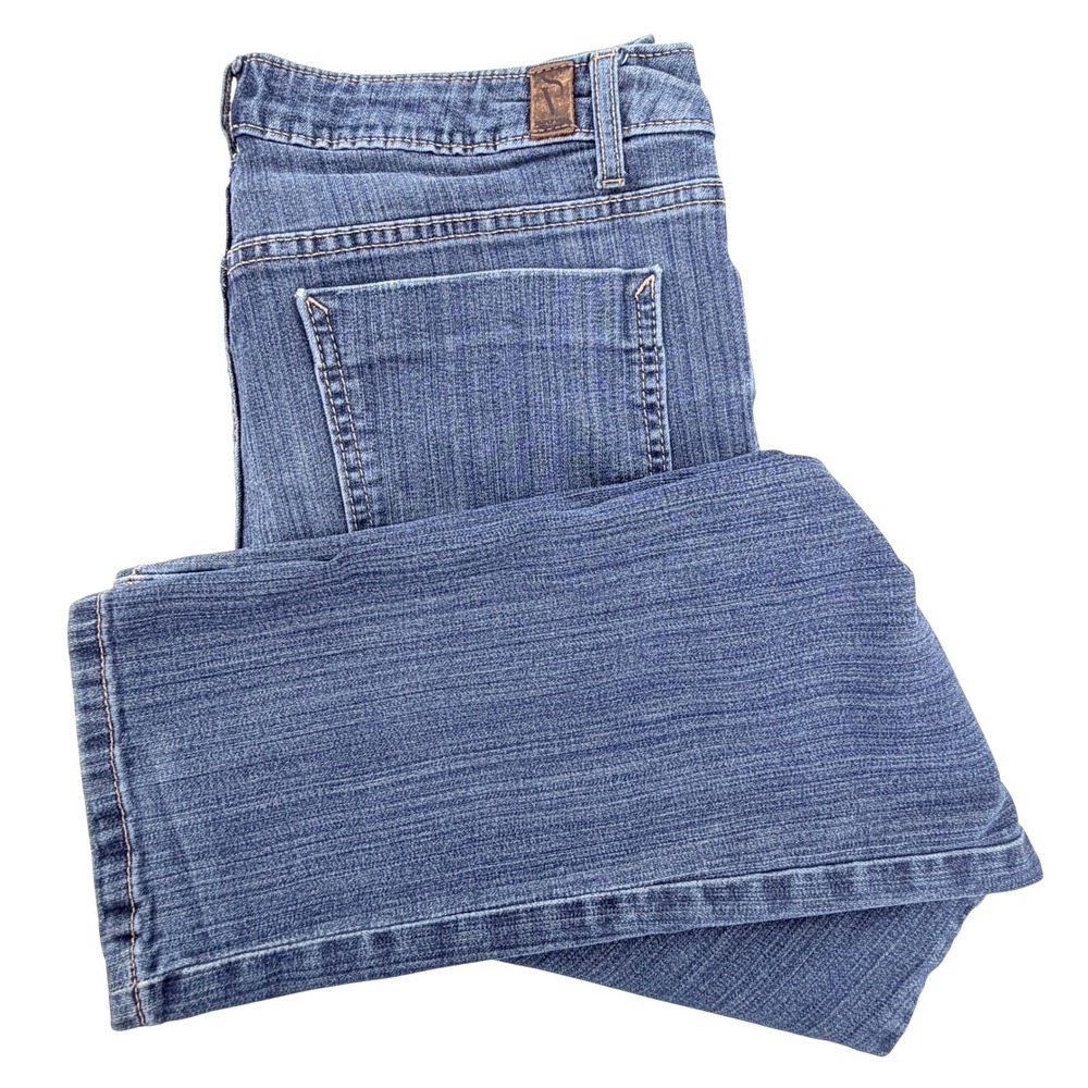 Simply Vera Vera Wang Capri Jeans Women 8 Blue Mid Rise Stretch Denim